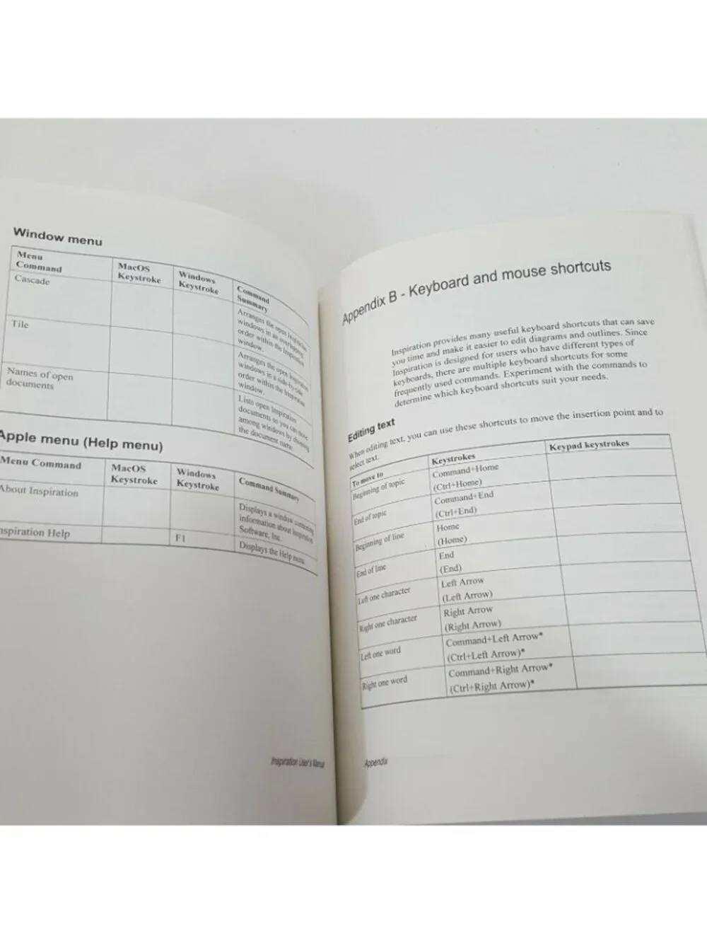 Inspiration computer software